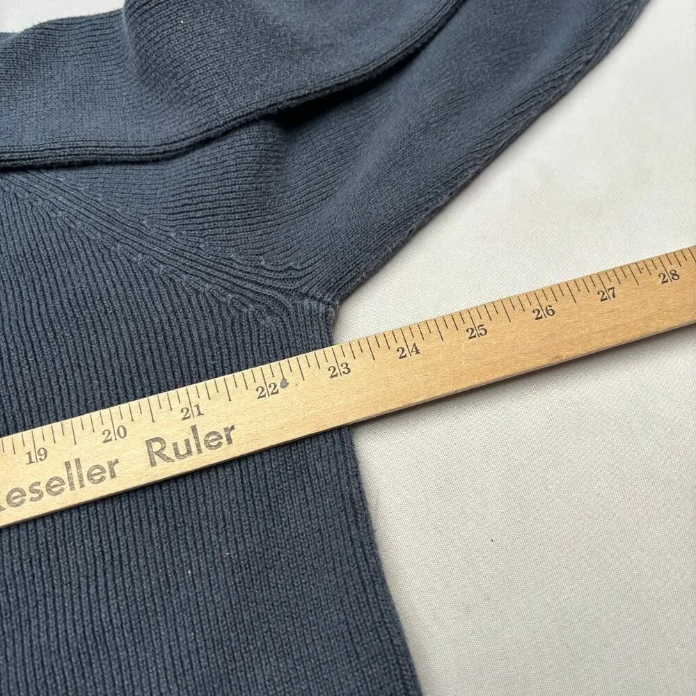 J.Crew Cotton Knit Henley Sweater Shirt Men's Large Pullover Minimalist Heritage